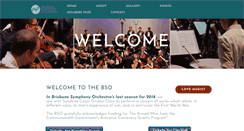 Desktop Screenshot of brisbanesymphony.org.au